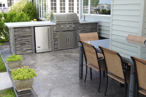 New outdoor kitchen in 2019