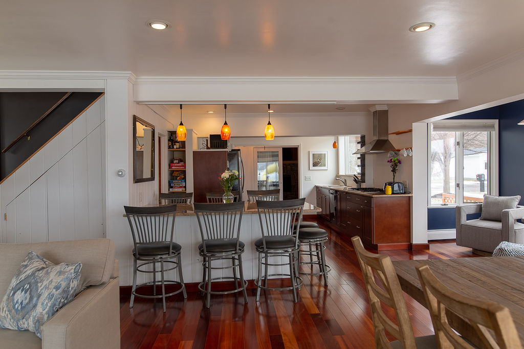 View of the Kitchen from the Family Room