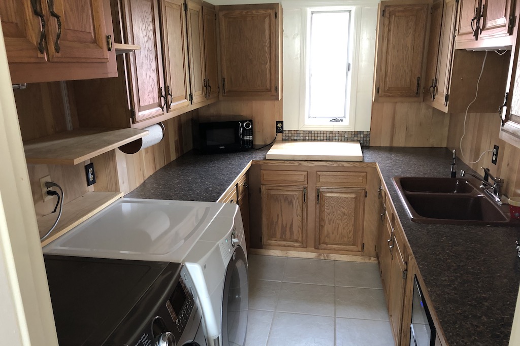 Walk-in Kitchen Pantry with Sink